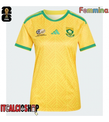 Sudafrica Prima Maglia Femmina Mondiali 2026 Manica Corta